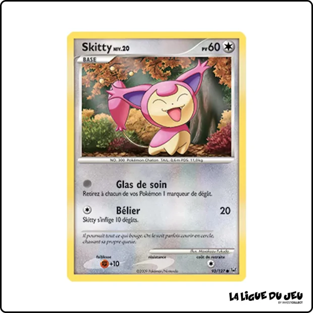 Commune - Pokemon - Platine de Base - Skitty 93/127