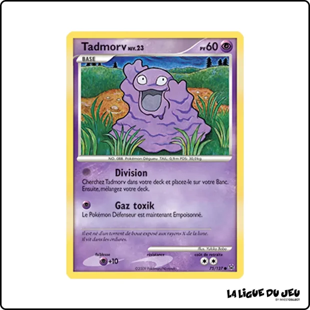 Commune - Pokemon - Platine de Base - Tadmorv 75/127