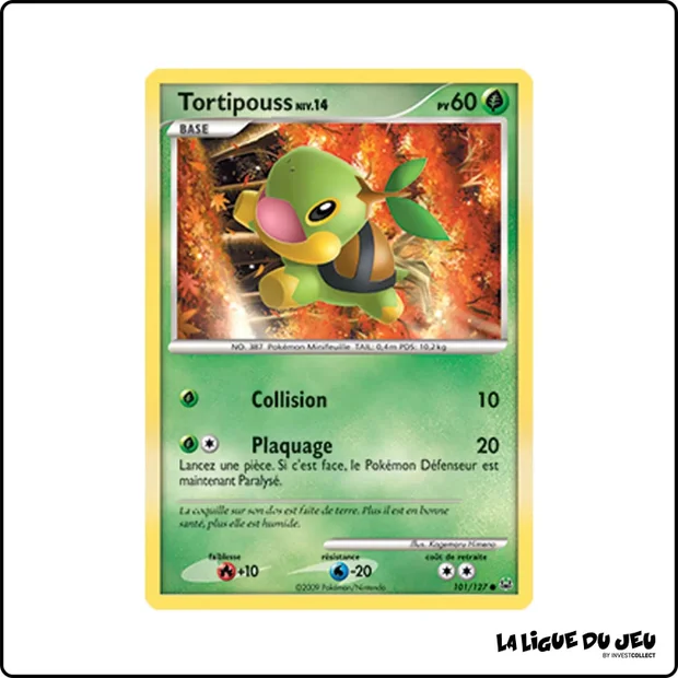 Commune - Pokemon - Platine de Base - Tortipouss 101/127
