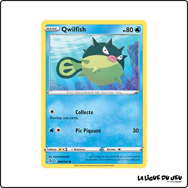 Commune - Pokemon - Poing de Fusion - Qwilfish 60/264