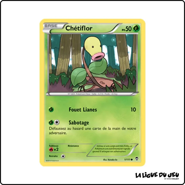 Commune - Pokemon - Poings Furieux - Chétiflor 1/111