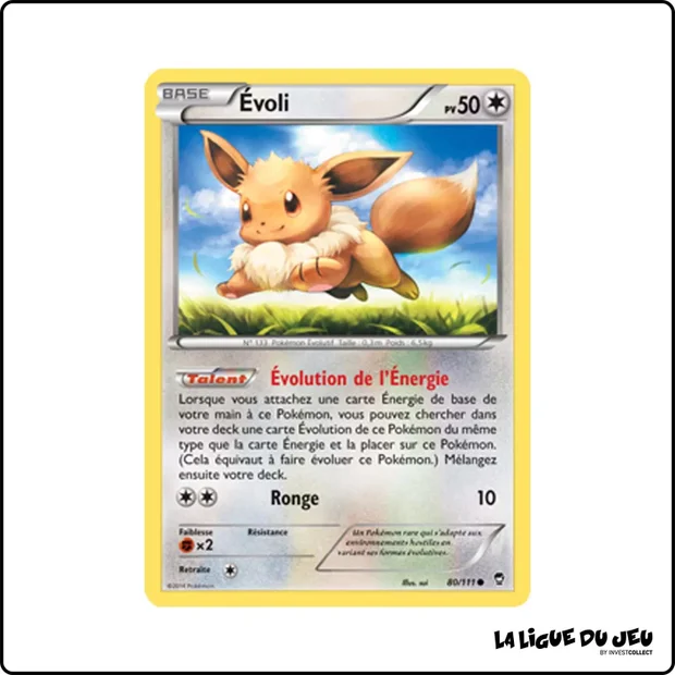 Commune - Pokemon - Poings Furieux - Évoli 80/111
