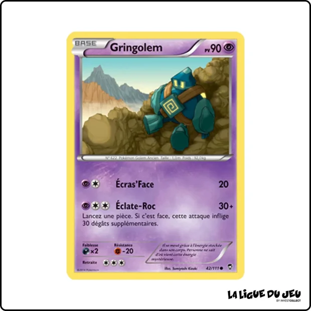 Commune - Pokemon - Poings Furieux - Gringolem 42/111