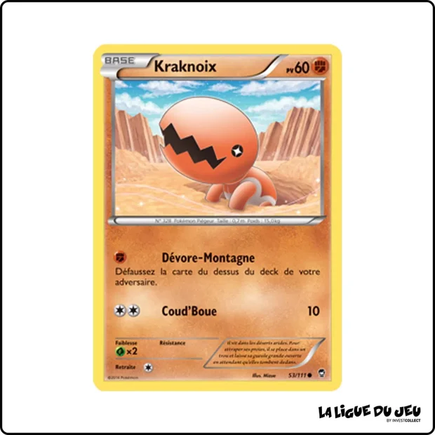 Commune - Pokemon - Poings Furieux - Kraknoix 53/111