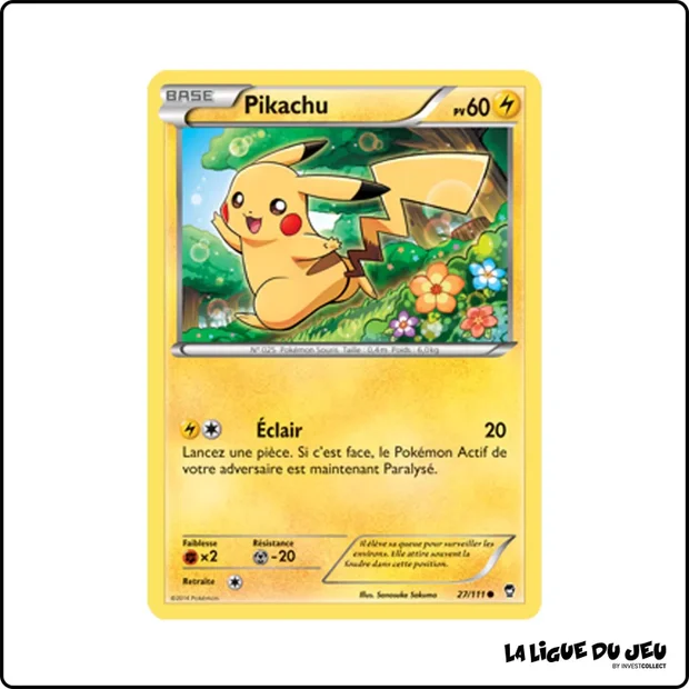 Commune - Pokemon - Poings Furieux - Pikachu 27/111