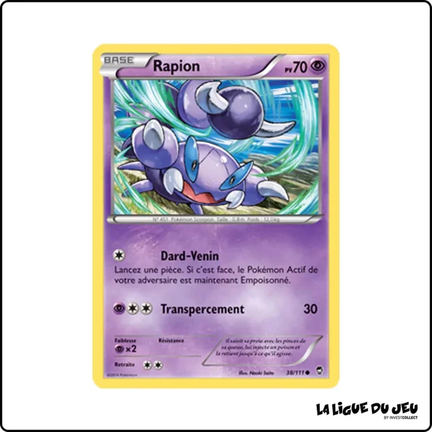 Commune - Pokemon - Poings Furieux - Rapion 38/111