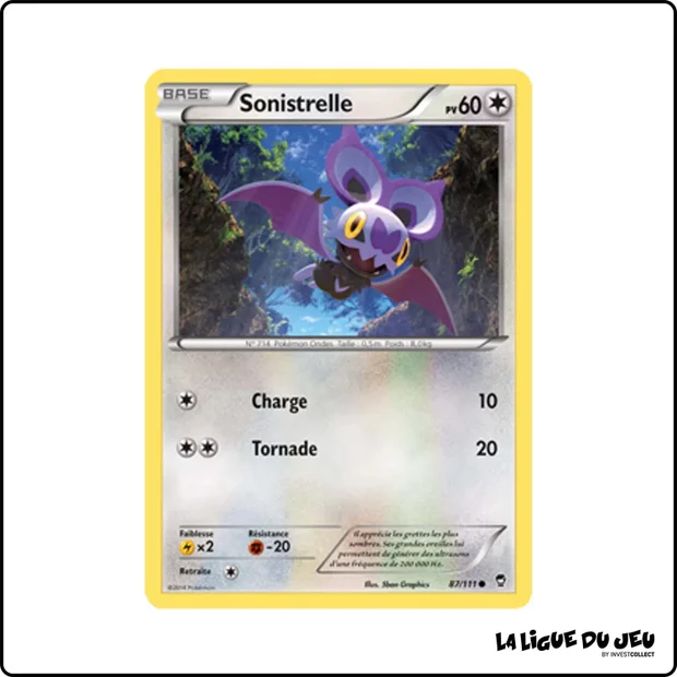 Commune - Pokemon - Poings Furieux - Sonistrelle 87/111
