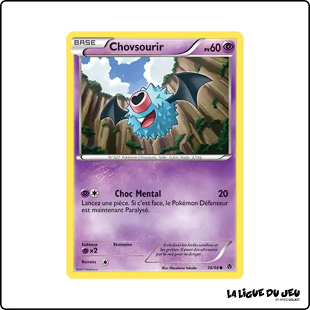 Commune - Pokemon - Pouvoirs Émergents - Chovsourir 36/98