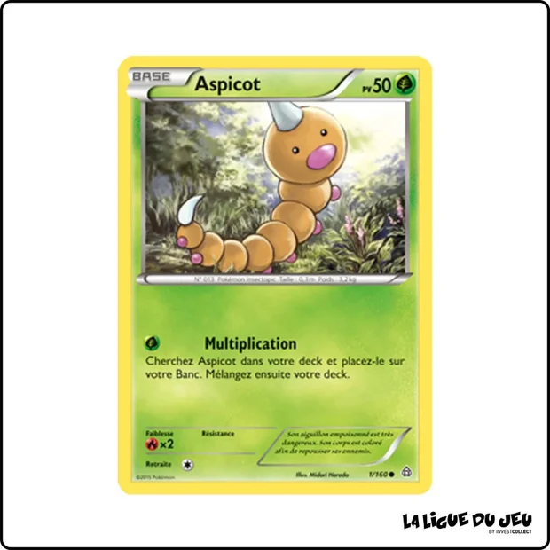 Commune - Pokemon - Primo Choc - Aspicot 1/160