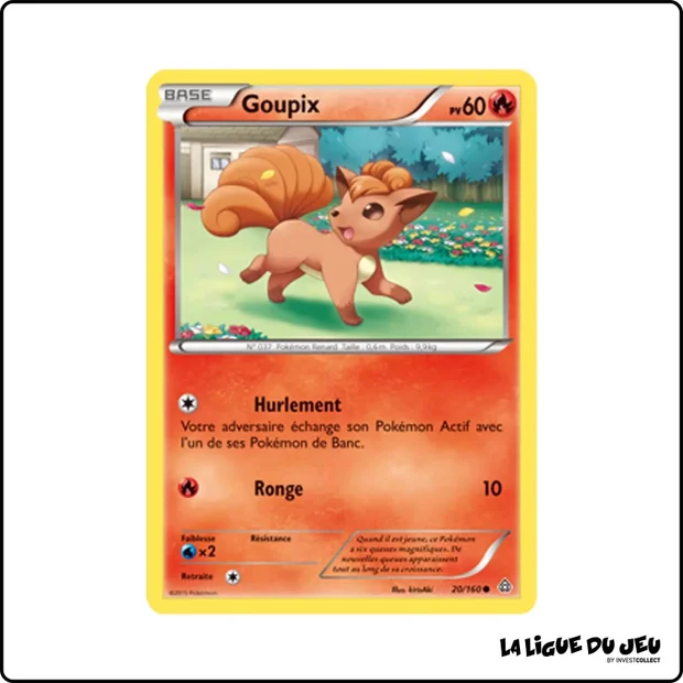 Commune - Pokemon - Primo Choc - Goupix 20/160