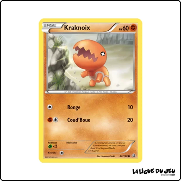 Commune - Pokemon - Primo Choc - Kraknoix 82/160