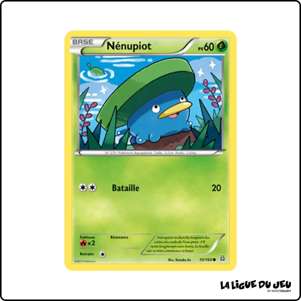 Commune - Pokemon - Primo Choc - Nénupiot 10/160