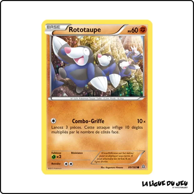Commune - Pokemon - Primo Choc - Rototaupe 89/160