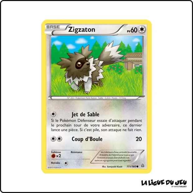 Commune - Pokemon - Primo Choc - Zigzaton 111/160