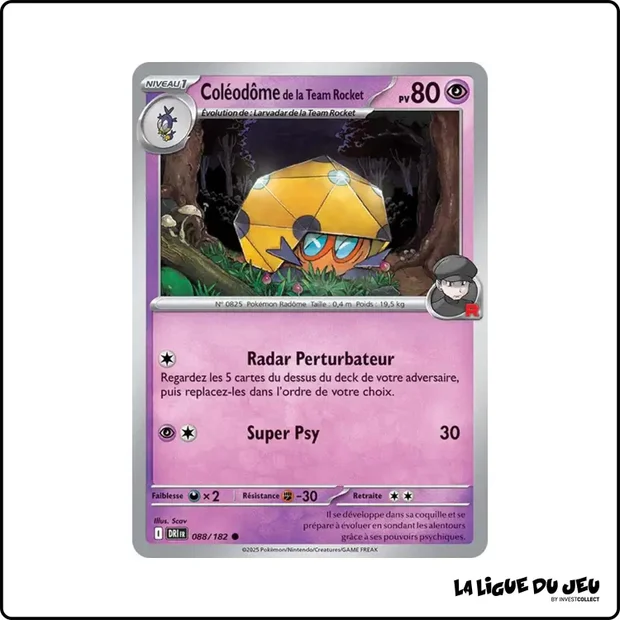 Commune - Pokemon - Rivalités Destinées - Coléodôme de la Team Rocket 88/182