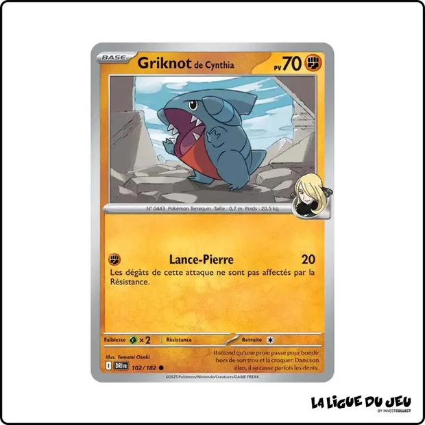 Commune - Pokemon - Rivalités Destinées - Griknot de Cynthia 102/182