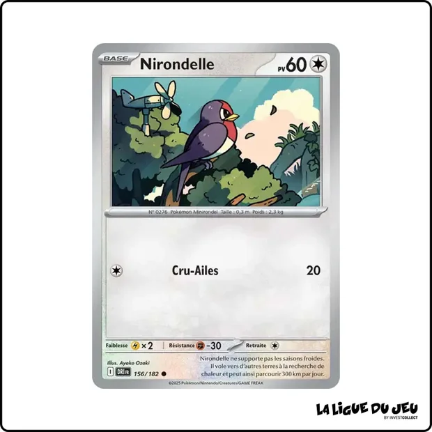 Commune - Pokemon - Rivalités Destinées - Nirondelle 156/182
