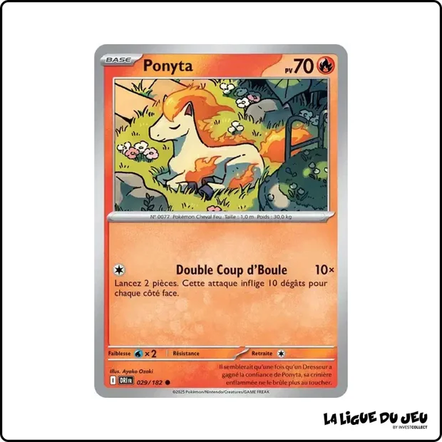 Commune - Pokemon - Rivalités Destinées - Ponyta 29/182