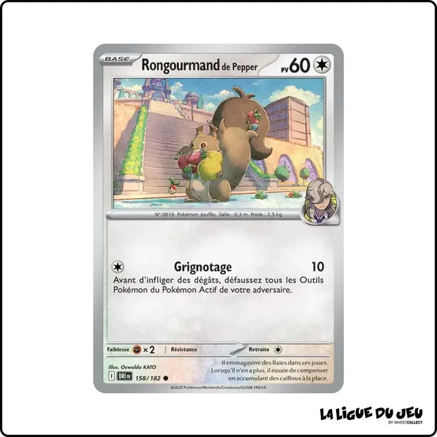 Commune - Pokemon - Rivalités Destinées - Rongourmand de Pepper 158/182