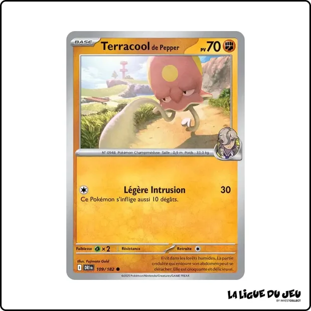 Commune - Pokemon - Rivalités Destinées - Terracool de Pepper 109/182
