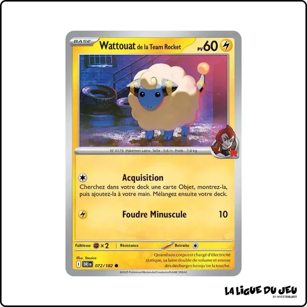 Commune - Pokemon - Rivalités Destinées - Wattouat de la Team Rocket 72/182