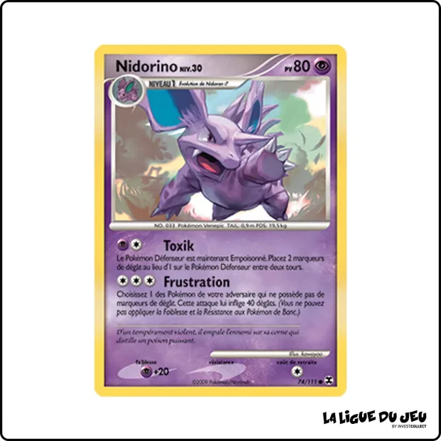 Commune - Pokemon - Rivaux Émergeants - Nidorino 74/111