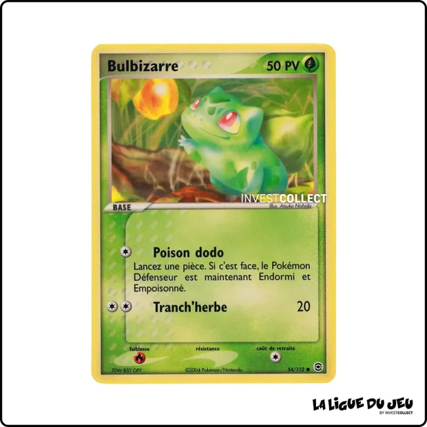 Commune - Pokemon - Rouge Feu Vert Feuille - Bulbizarre 54/112