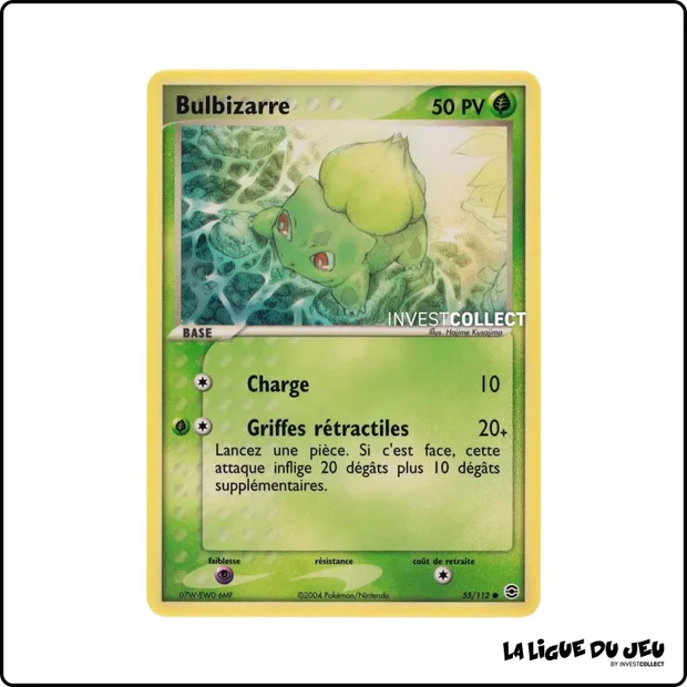 Commune - Pokemon - Rouge Feu Vert Feuille - Bulbizarre 55/112