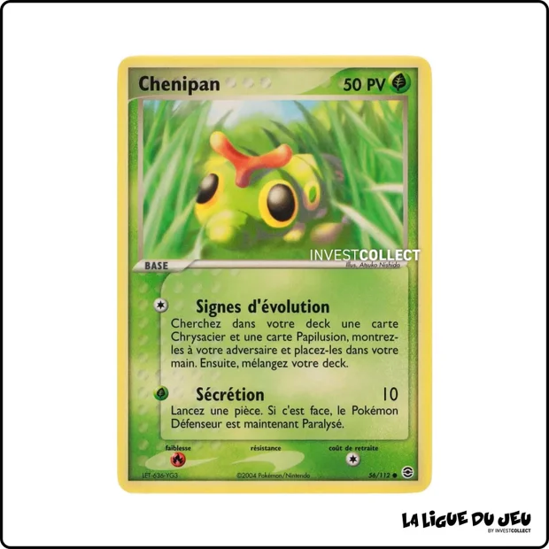 Commune - Pokemon - Rouge Feu Vert Feuille - Chenipan 56/112