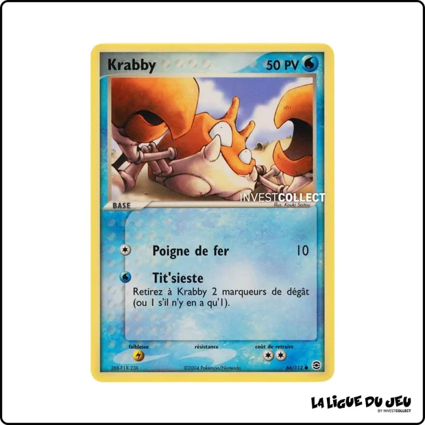 Commune - Pokemon - Rouge Feu Vert Feuille - Krabby 66/112