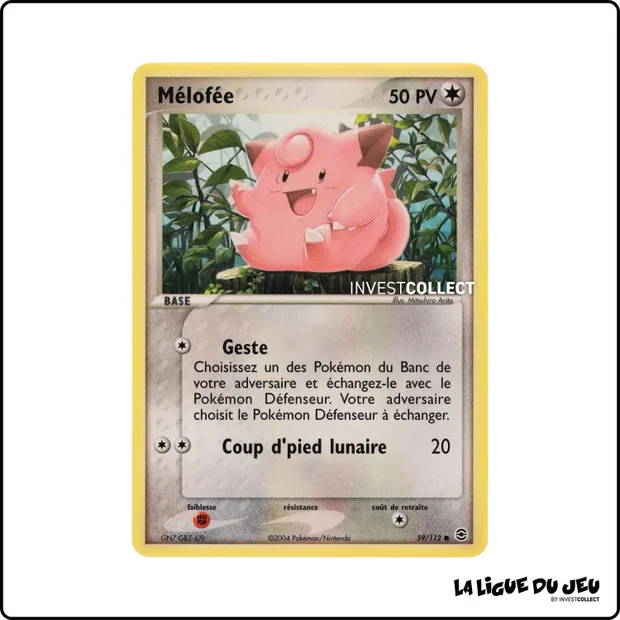 Commune - Pokemon - Rouge Feu Vert Feuille - Mélofée 59/112