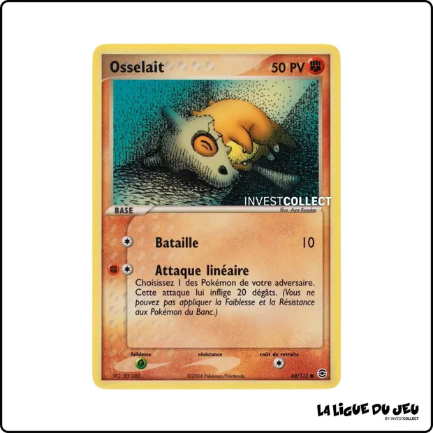 Commune - Pokemon - Rouge Feu Vert Feuille - Osselait 60/112