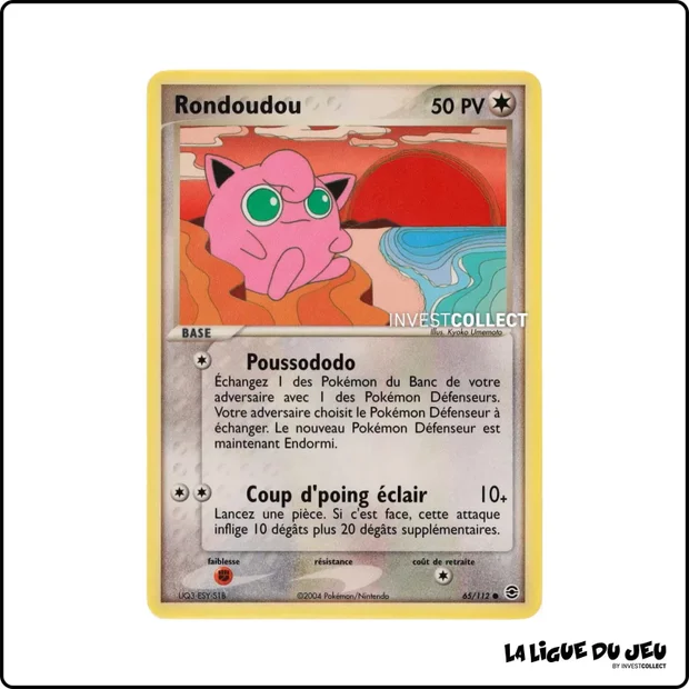 Commune - Pokemon - Rouge Feu Vert Feuille - Rondoudou 65/112