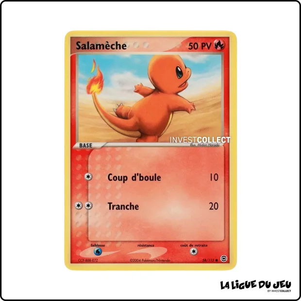 Commune - Pokemon - Rouge Feu Vert Feuille - Salamèche 58/112
