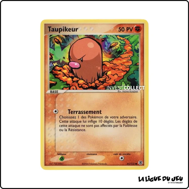 Commune - Pokemon - Rouge Feu Vert Feuille - Taupikeur 61/112