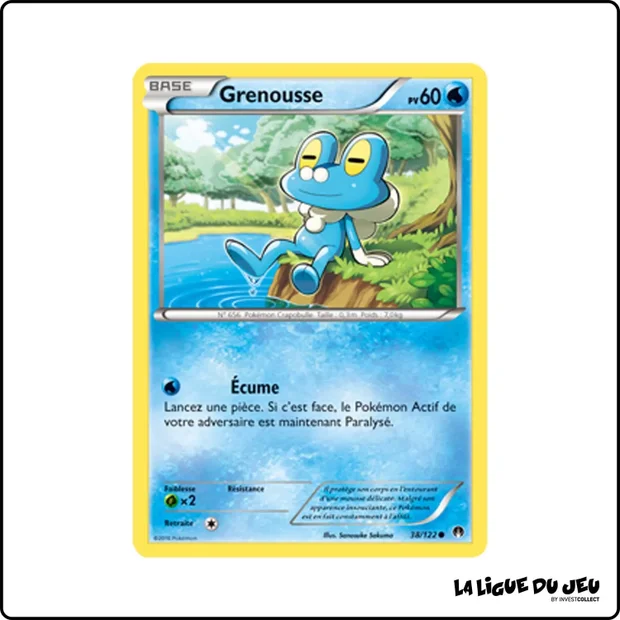Commune - Pokemon - Rupture Turbo - Grenousse 38/122