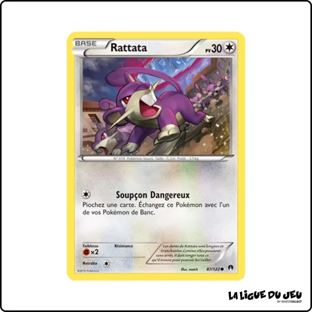 Commune - Pokemon - Rupture Turbo - Rattata 87/122