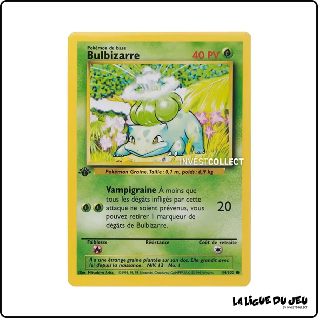Commune - Pokemon - Set de Base - Bulbizarre 44/102