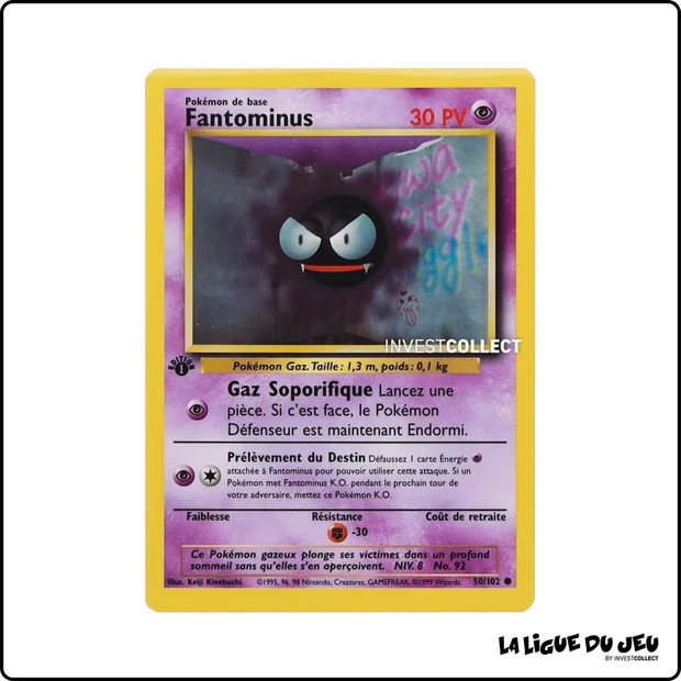 Commune - Pokemon - Set de Base - Fantominus 50/102