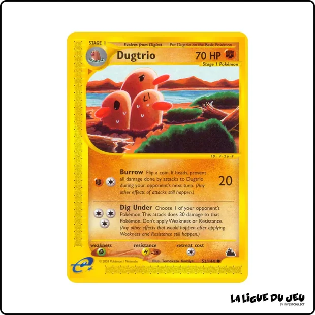 Commune - Pokemon - Skyridge - Dugtrio 52/144