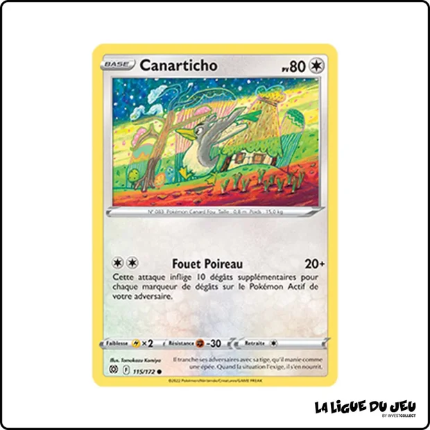 Commune - Pokemon - Stars Étincelantes - Canarticho 115/172