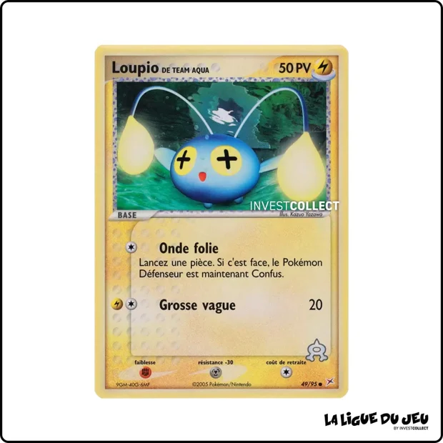 Commune - Pokemon - Team Magma Team Aqua - Loupio de Team Aqua 49/95