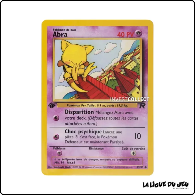 Commune - Pokemon - Team Rocket - Abra 49/82