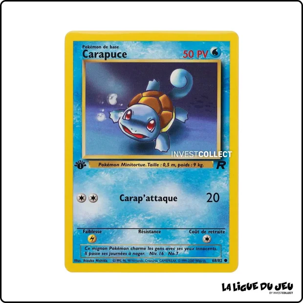 Commune - Pokemon - Team Rocket - Carapuce 68/82