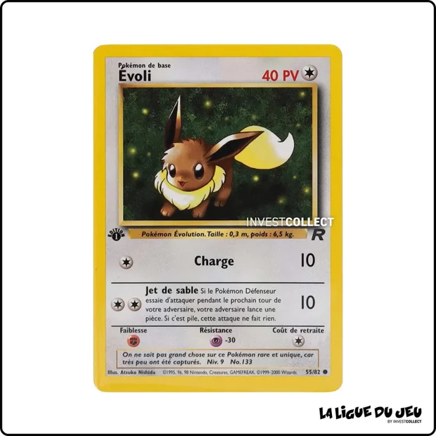 Commune - Pokemon - Team Rocket - Évoli 55/82
