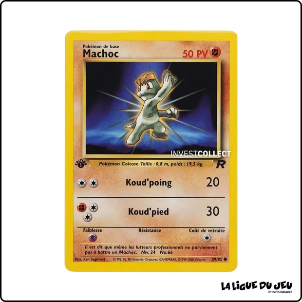 Commune - Pokemon - Team Rocket - Machoc 59/82