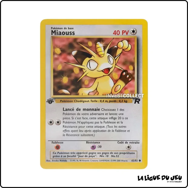 Commune - Pokemon - Team Rocket - Miaouss 62/82