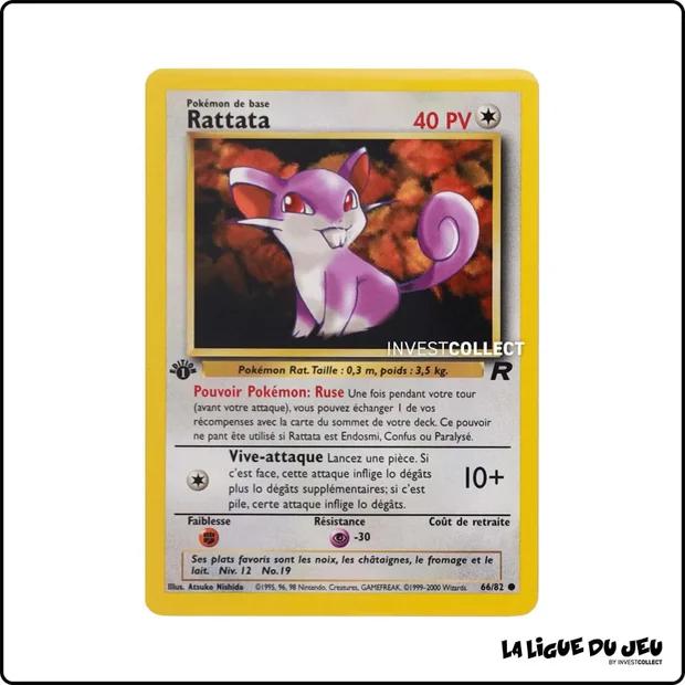 Commune - Pokemon - Team Rocket - Rattata 66/82