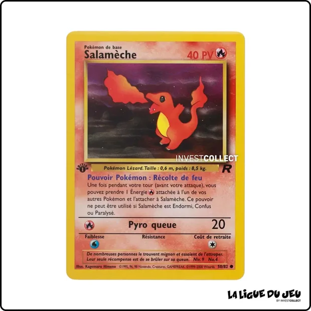 Commune - Pokemon - Team Rocket - Salamèche 50/82