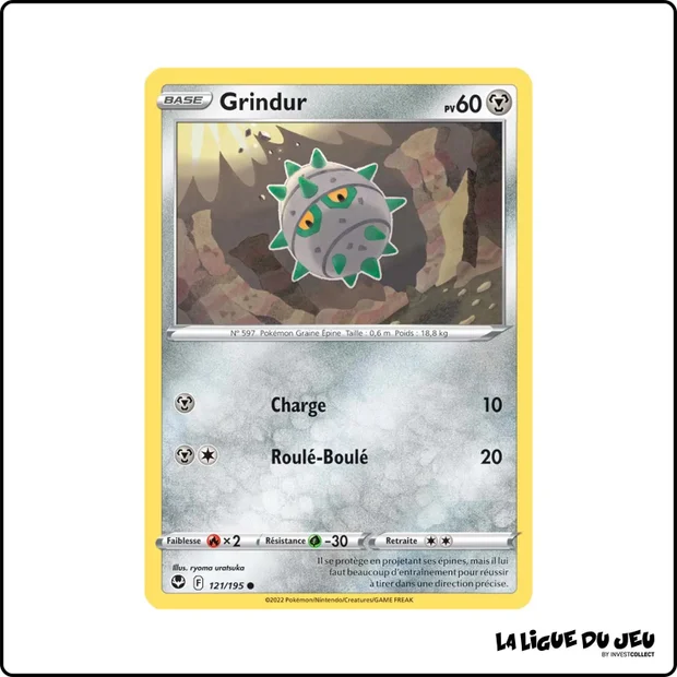Commune - Pokemon - Tempête Argentée - Grindur 121/195